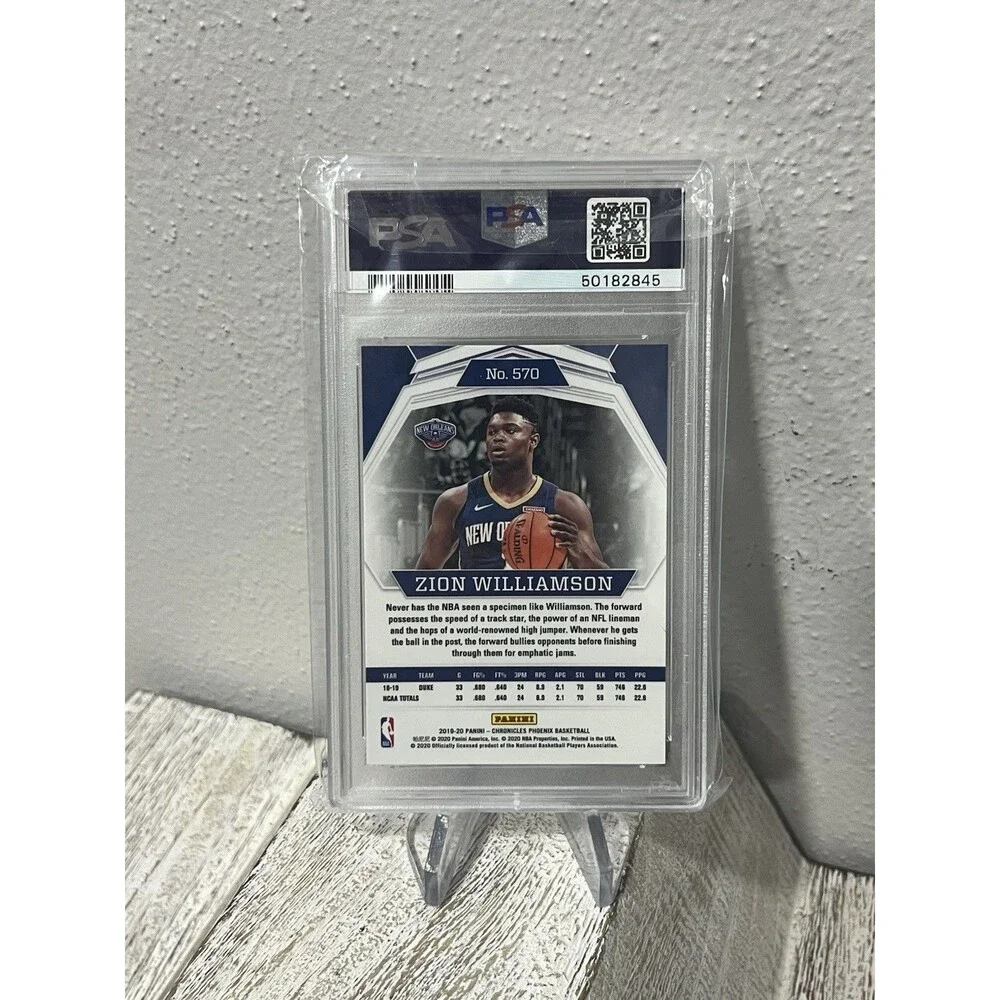 Zion Williamson 2019 Panini Chronicles Phoenix #570 Rookie RC PSA 10 GEM MT